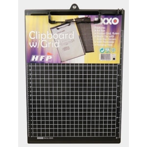 Prancheta A4 c/ Mola PP, Exxo, Refª 9259, Quad. preta