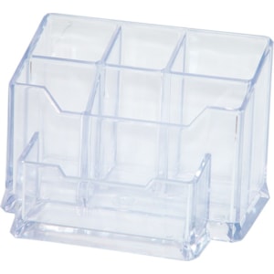 Porta Lápis Acrilico Donau, Refª7476, 6 Divisórias