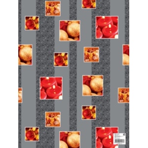 Papel Fantasia Natal 70x100, Emb. c/25 Fls. Refª 627