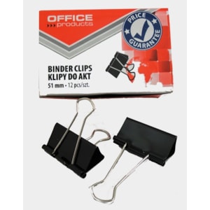 Molas OFFICE, p/ Papeis 51mm Cx.12 Unidades