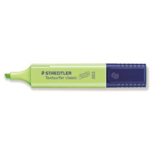 Marcador Fluor. Staedtler, pastel, 364 C530, verde limão