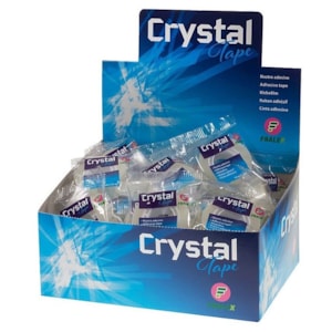 Fita Cola Fralex, cristal, 12mmx66m Refª 43126