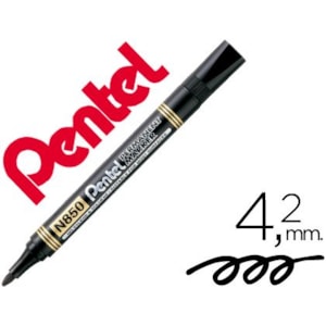 Marcador Pentel N850, Permanente, Preto
