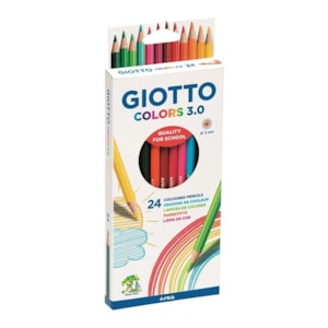Lápis Cor Giotto Colors 3.0 c/24 cores Ref.276700