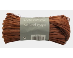 Fio de Rafia Natural Meada c/50g. Refª196073C, Chocolate