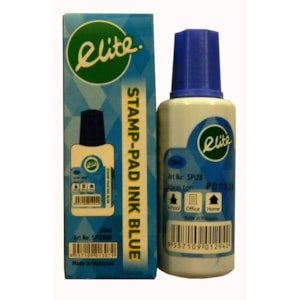 Tinta p/almofada carimbo Elite, 28ml, Azul