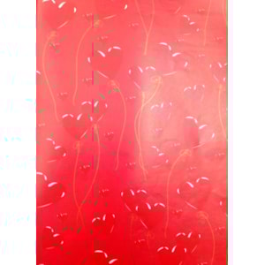 Papel Fantasia 70x100, corações, Emb. c/25 Fls. RefªS7000004