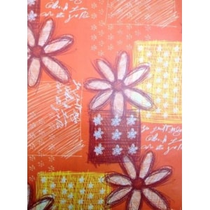 Papel Fantasia 70x100, Flores, Emb. c/25 Fls. RefªS7000007