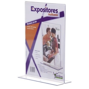 Porta Catálogo acrilico, "L"  A4 refª RI98203