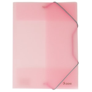 Capa Plástica C/Elástico, Dohe, PP, A4, vermelho