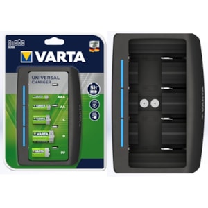 Carregador de pilhas Varta universal 57648 s/ pilhas