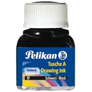 Tinta da China Pelikan 523/2, Frasco c/ 10 ml, Carmin