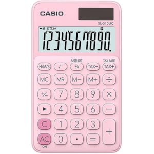 Máquina Calcular Casio SL-310UC -PK, 10 Dig. Rosa