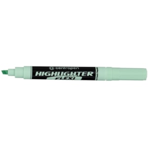 Marcador Centropen, Flexi Fluor, Refª 8542, Verde Pastel
