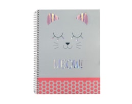 Caderno A5 Ancor, Esp, C/Dura, 80Fls/90g. B`log My Pet Quad