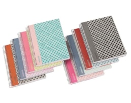 Caderno A5 Ancor, Esp, C/Dura, 80Fls/90g. Smooth, Quad.