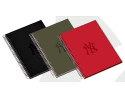 Caderno A5 Ambar Esp.C/Dura 120fls. NY Pure, Quad.