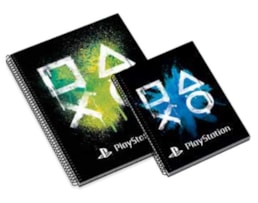 Caderno A5 Ambar Esp.C/Dura 120fls. PlayStation, Pautado