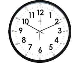 Relógio de Parede silencioso 40cm, Refª CE11251, preto