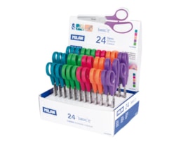 Tesoura Milan Basic Refª 80066, c/ 13,3cm, Ponta redonda
