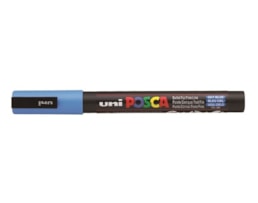 Marcador Uni Posca PC-3M, traço 0,9-1,3mm, Azul Céu
