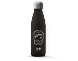 Garrafa Térmica Inox, p.dupla, 500ml, ID0039, Preta c/ etiq