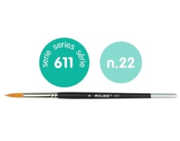 Pincel Milan Premium synthetic, redondo, Refª 611 nº 22
