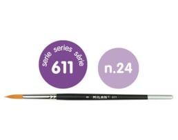 Pincel Milan Premium synthetic, redondo, Refª 611 nº 24