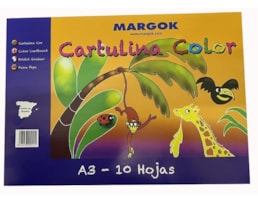 Caderno trb. manuais, Margok, Cartolina, A3, 180g, 10fls