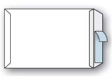 Envelope Saco, branco, 229X324, Lito, Refª 0019, 250Un