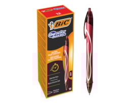 Esferografica BIC Gel-Ocity, quick dry, retrátil, vermelho