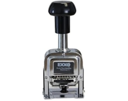 Numerador metálico Exxo, Refª 40207, 7 Digitos