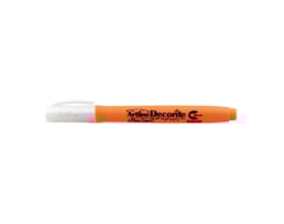 Marcador Artline Decorite, Brush, Laranja neon