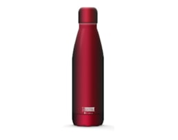 Garrafa Térmica Inox, p.dupla, 500ml, ID0022, Verm. Metaliz.