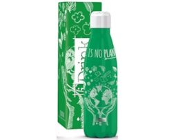 Garrafa Térmica aço Inox, p. dupla, 500ml, ID0087, Planeta