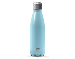 Garrafa Térmica aço Inox, p. dupla, 750ml, ID0713, Azul