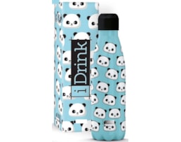 Garrafa Térmica aço Inox, p. dupla, 750ml, ID0718, Panda