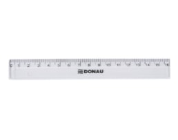 Régua Office Produts, 16cm, cristal