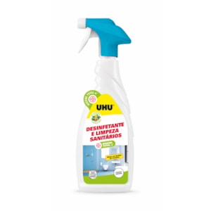 Desinfetante e limpeza sanitários, UHU, 650ml.