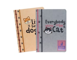 Caderno Agraf. A4 Ancor, B`log Pet Lovers, 48 fls./90g, Quad