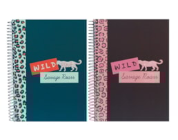Caderno A4 Ancor, Esp, C/D, 80F./90g, Wild, Paut.
