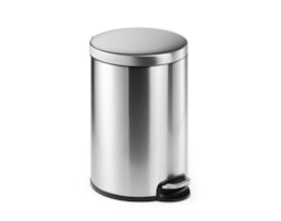 Cestos Papeis, Aço Inox, c/ pedal, 20L. (29,5X43,5cm)