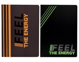 Caderno Agraf. A5 Ancor, Evaw Energy, 48 fls./90g, Quad.