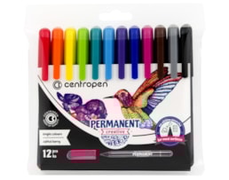 Marcador Centropen Creativ, permanente, ref.2896/12, cores