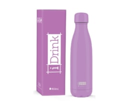 Garrafa Térmica aço Inox, p. dupla, 500ml, ID0406, violeta