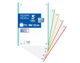 Recarga Oxford Smart A4 c/100 fls. Banda 5 cores, Paut