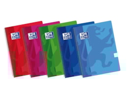 Caderno Espiral Oxford A4, PP, 50fls./90g, Sort. Paut