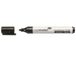Marcador Legamaster p/Quad. Branco TZ 100, Preto