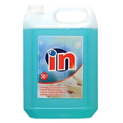 Sabonete liquido p/ mãos IN, 5L, Azul