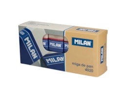 Borracha Milan, branca, refªCMM4020, Miga de Pão, Cx. 20
